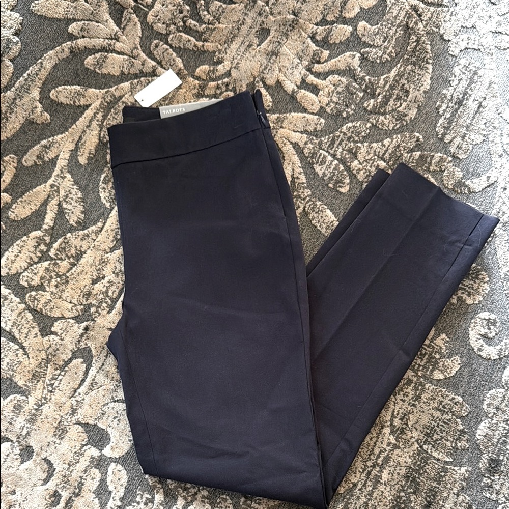 Talbots Chatham Ankle Pants in Deep Navy